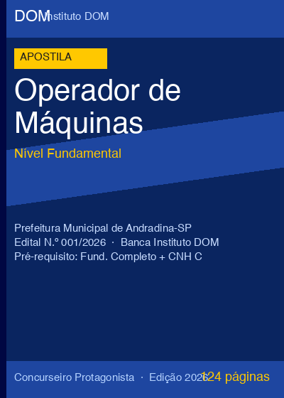 Apostila Operador de Máquinas